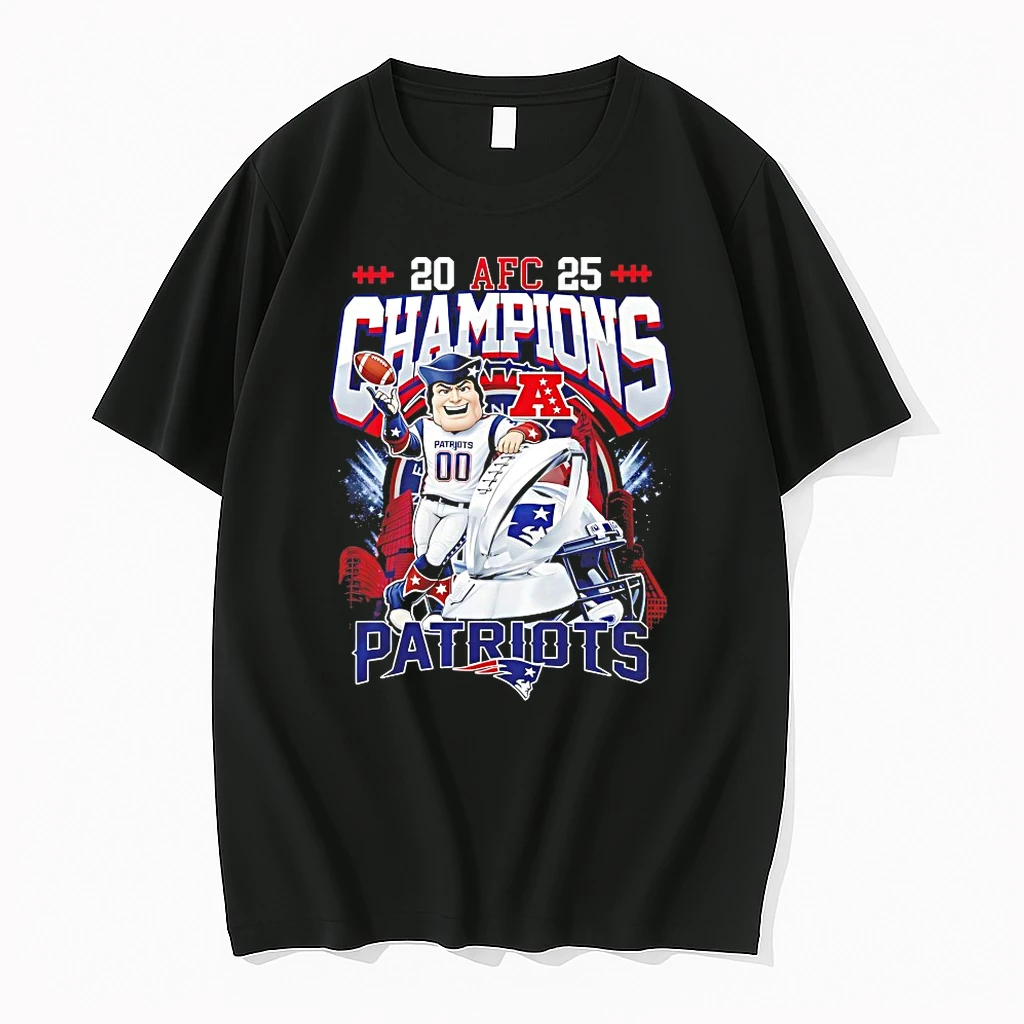 Pat Patriot New England Patriots Afc Champions 2025 Shirts
