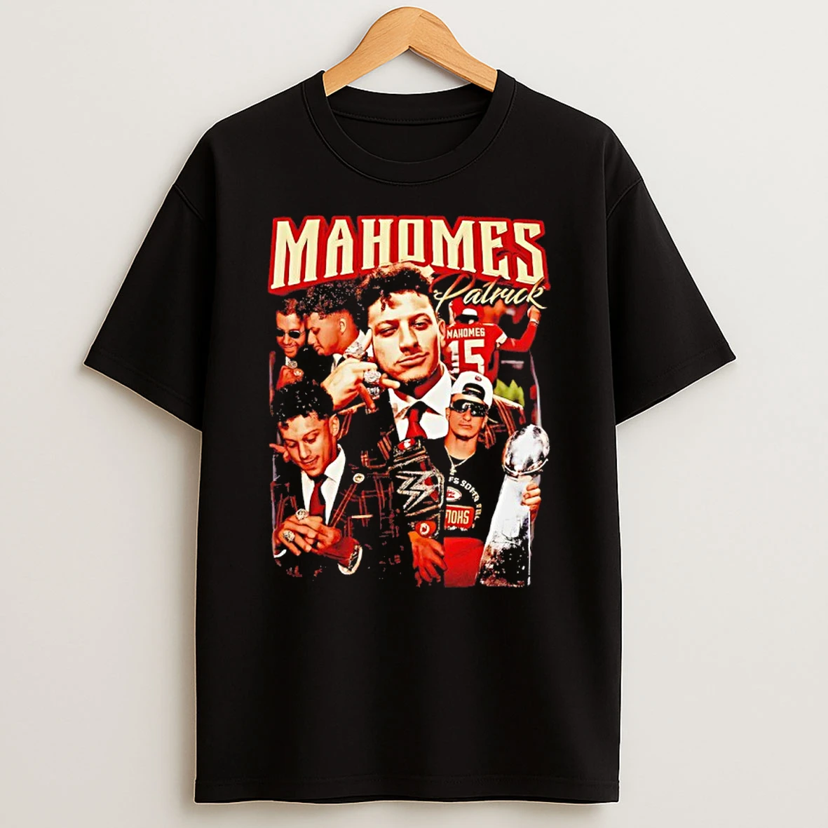 Patrick Mahomes Kansas City Football 90s Graphic Shirts