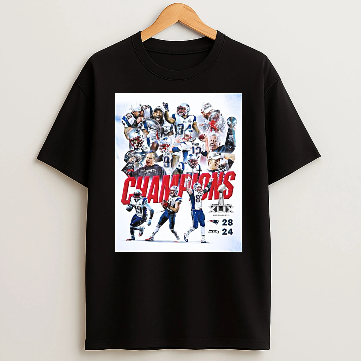 Patriots Champions Super Bowl Lx New England Patriots Vs Seattle Seahawks 28 24 Shirts