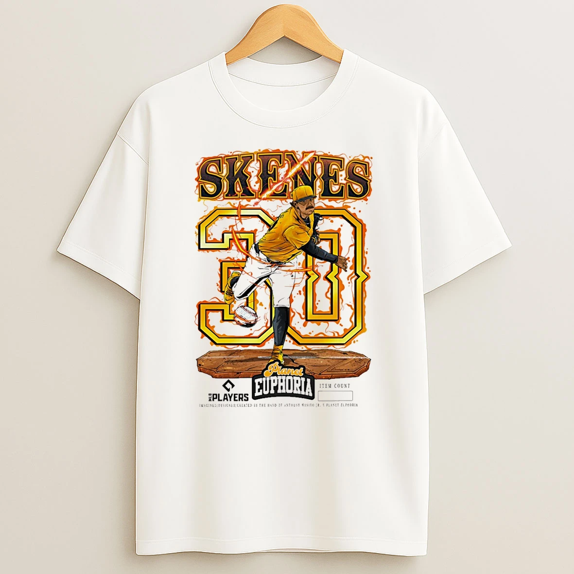 Paul Skenes V3 Pittsburgh Pirates Mlb 2026 Planet Euphoria Art Shirts