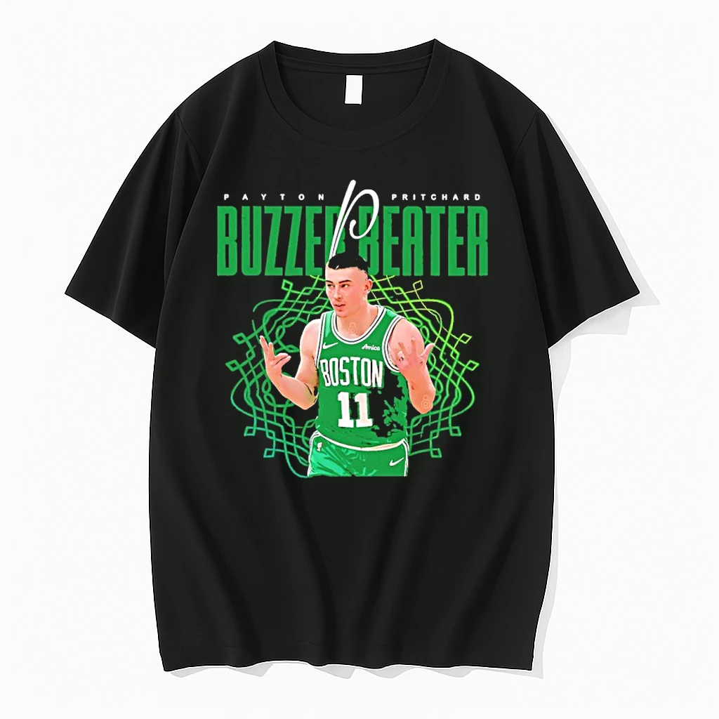 Payton Pritchard Boston Celtics Buzzer Beater Posing Graphic Shirts
