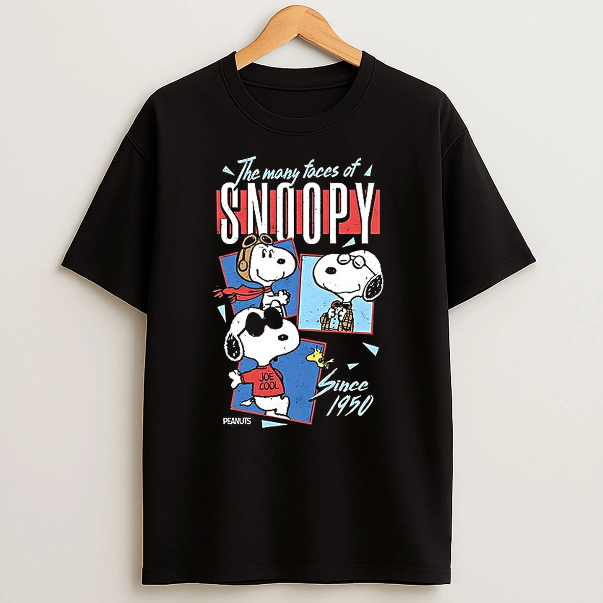 Peanuts The Many Faces Of Snoopy Woman Shirts