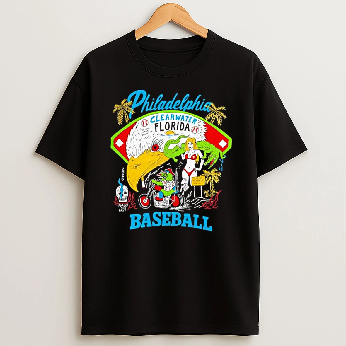 Philadelphia Clearwater Florida Baseball Eagle Gritty Gator Bikini Girl Shirts