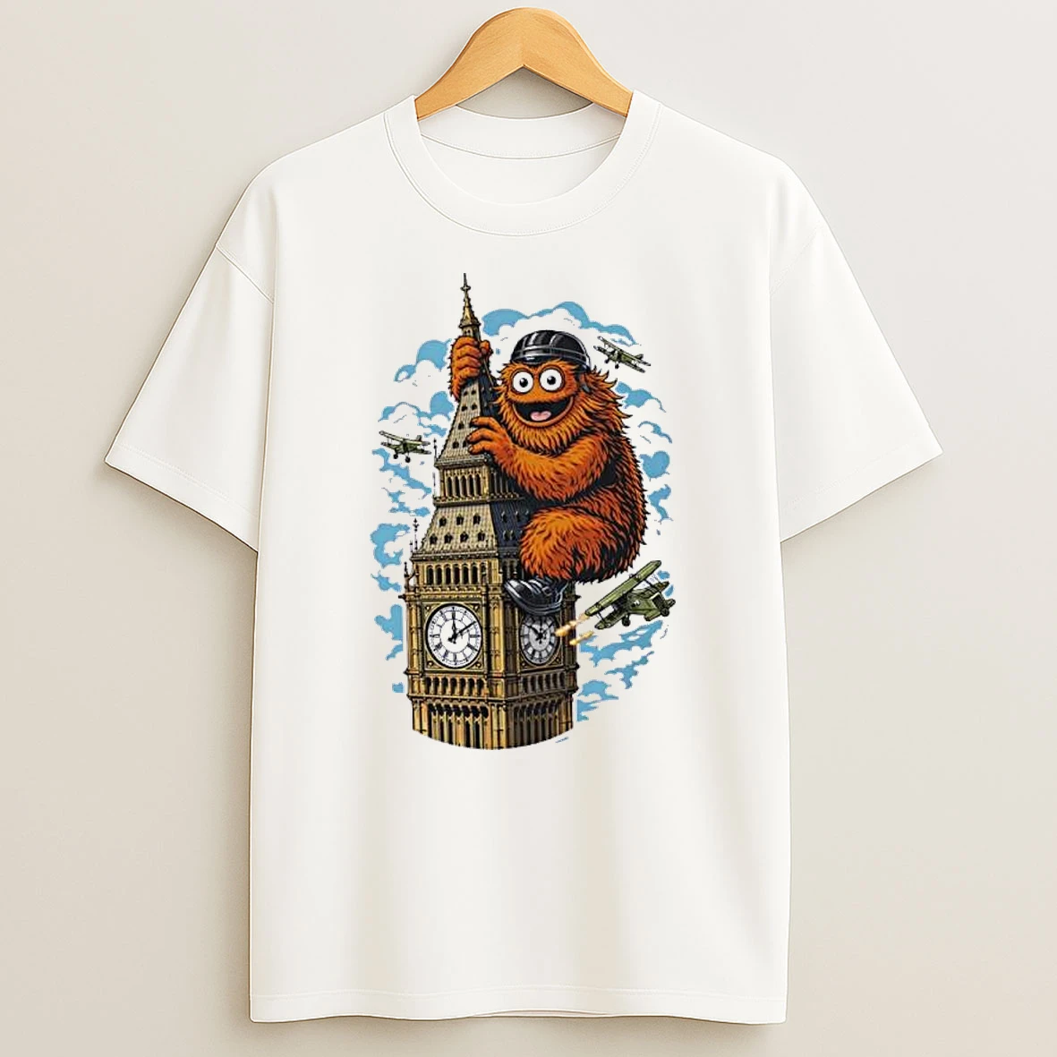 Philadelphia Flyers Big Ben Vs Gritty Kong Shirts