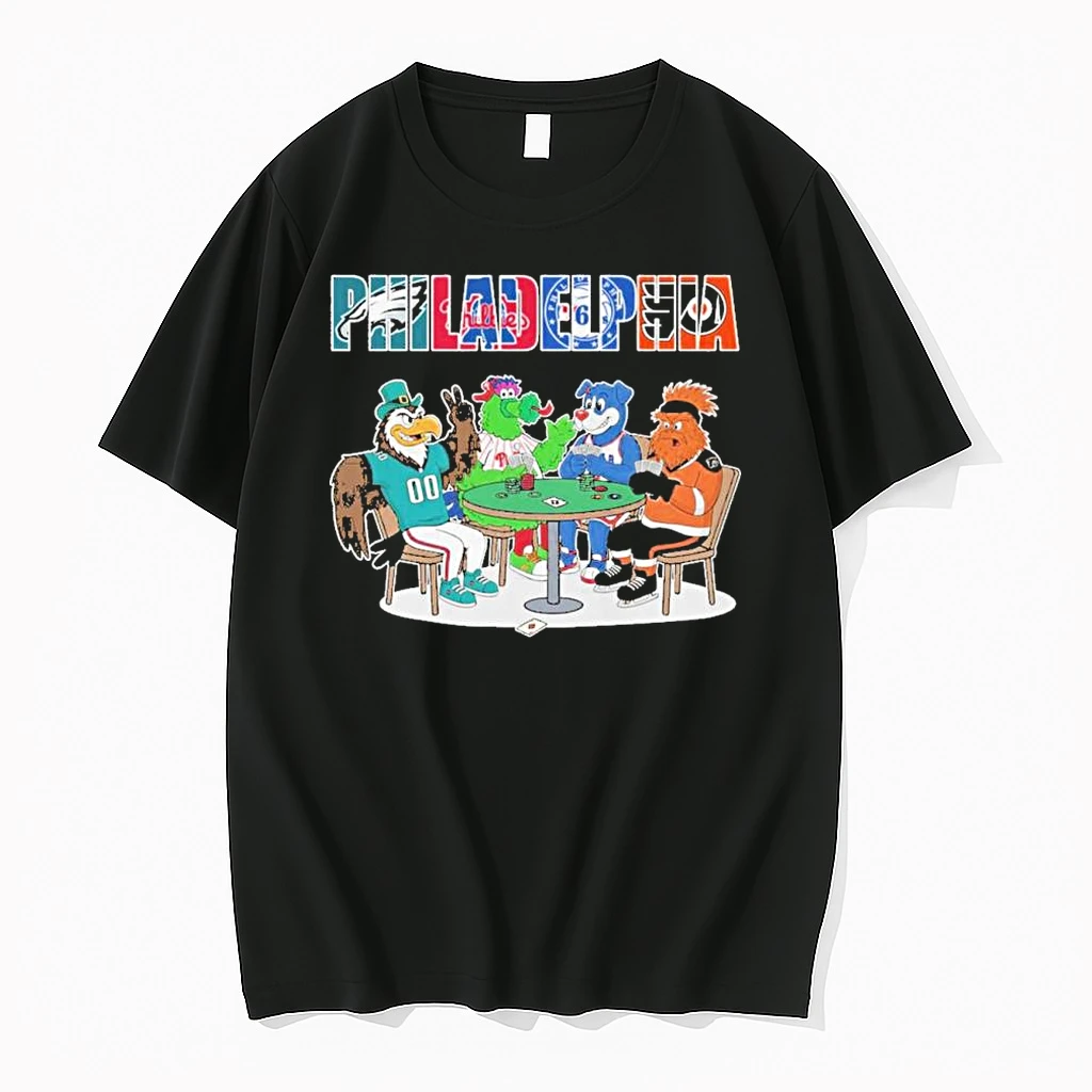 Philadelphia Sports Teams Mascots Playing Games Shirts