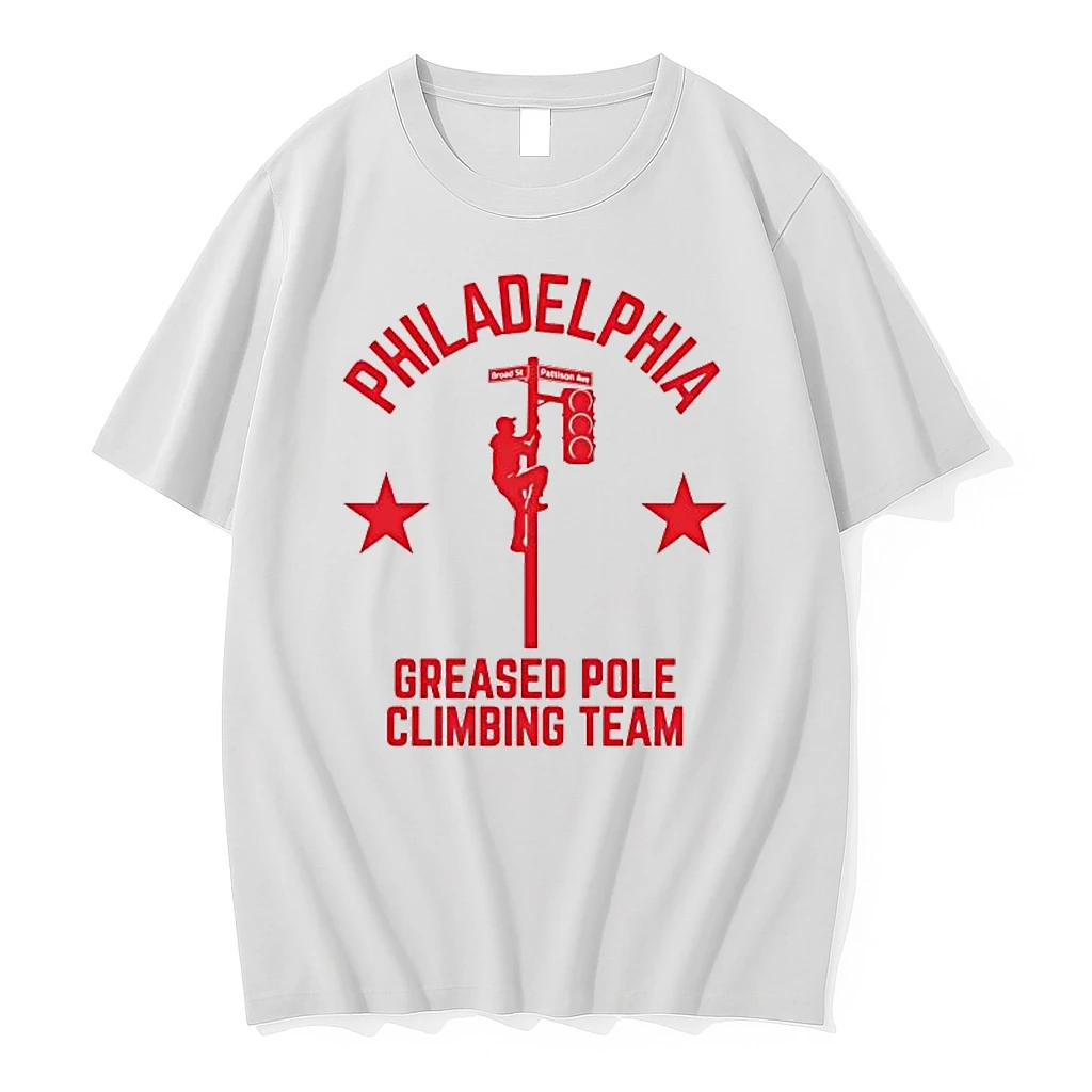 Philadelphia Greased Pole Climbing Team Tee Shirts