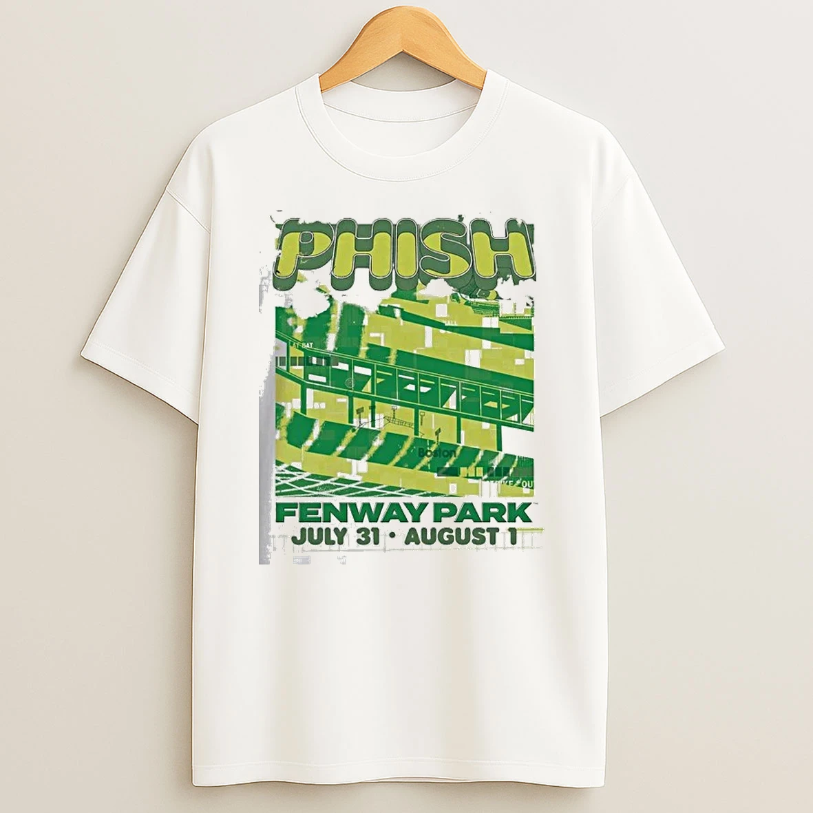 Phish Boston Massachusetts 2026 Event At Fenway Park From July 31 To August 1 2026 Shirts