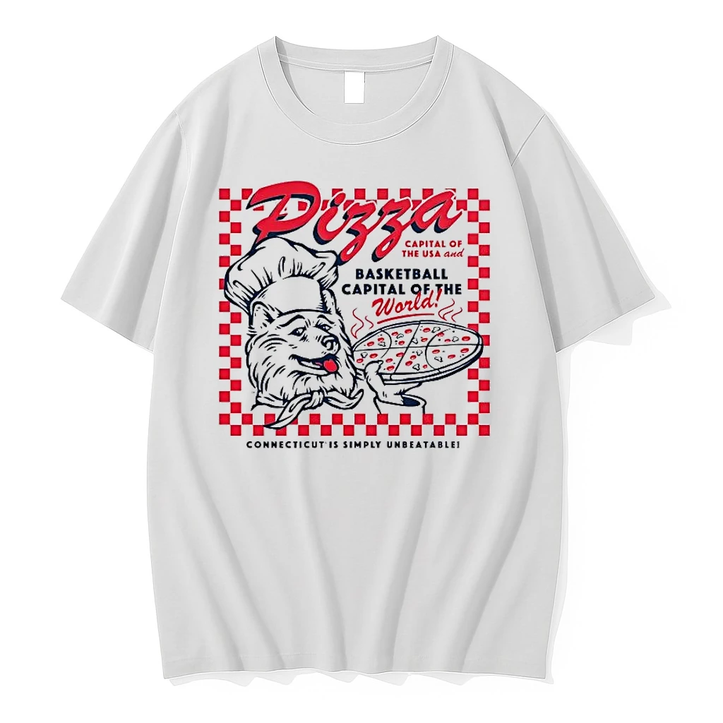 Pizza Capital Of The Usa And Basketball Capital Of The World Tee Shirts