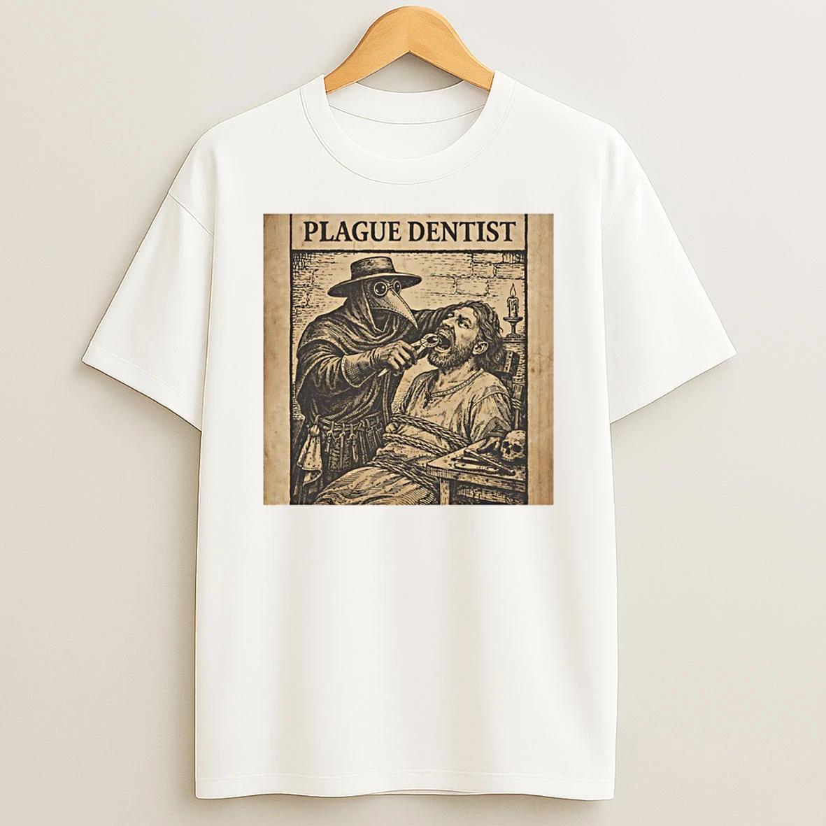 Plague Doctor Raven Plague Dentist Shirts