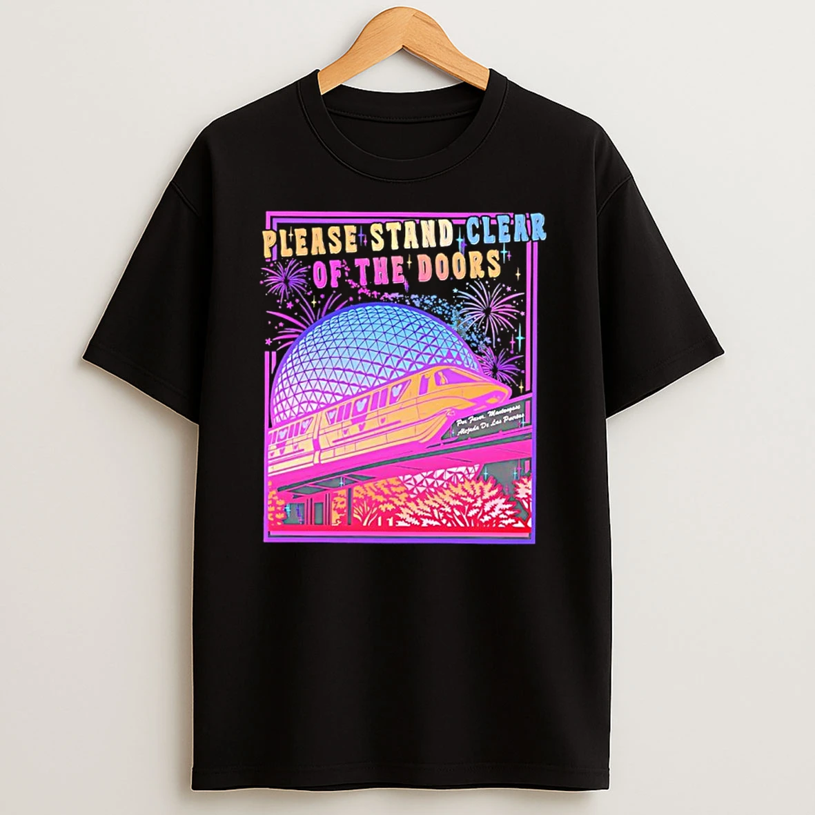 Please Stand Clear Of The Doors Retro Shirts