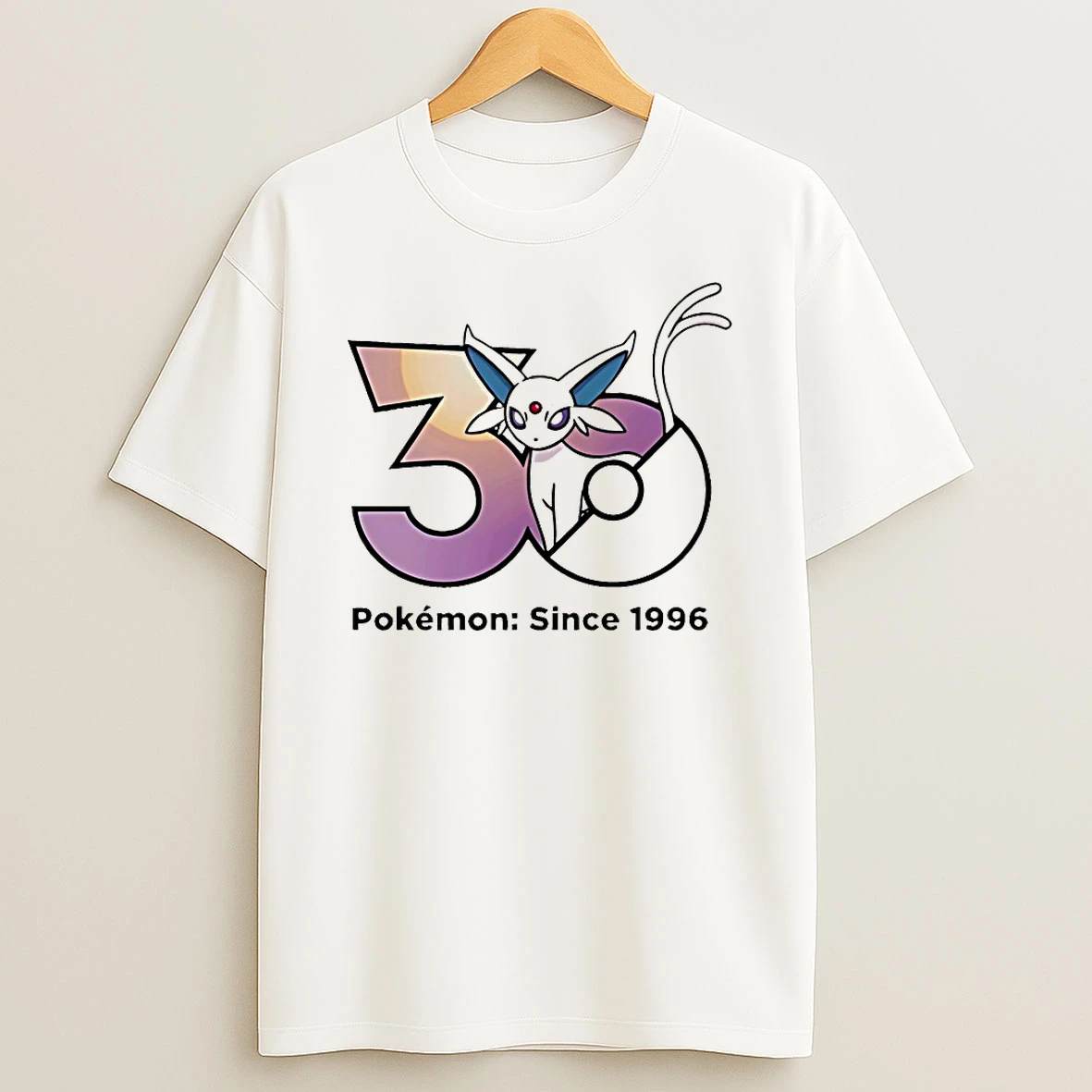 Pokemon 30th 1996 Espeon Shirts