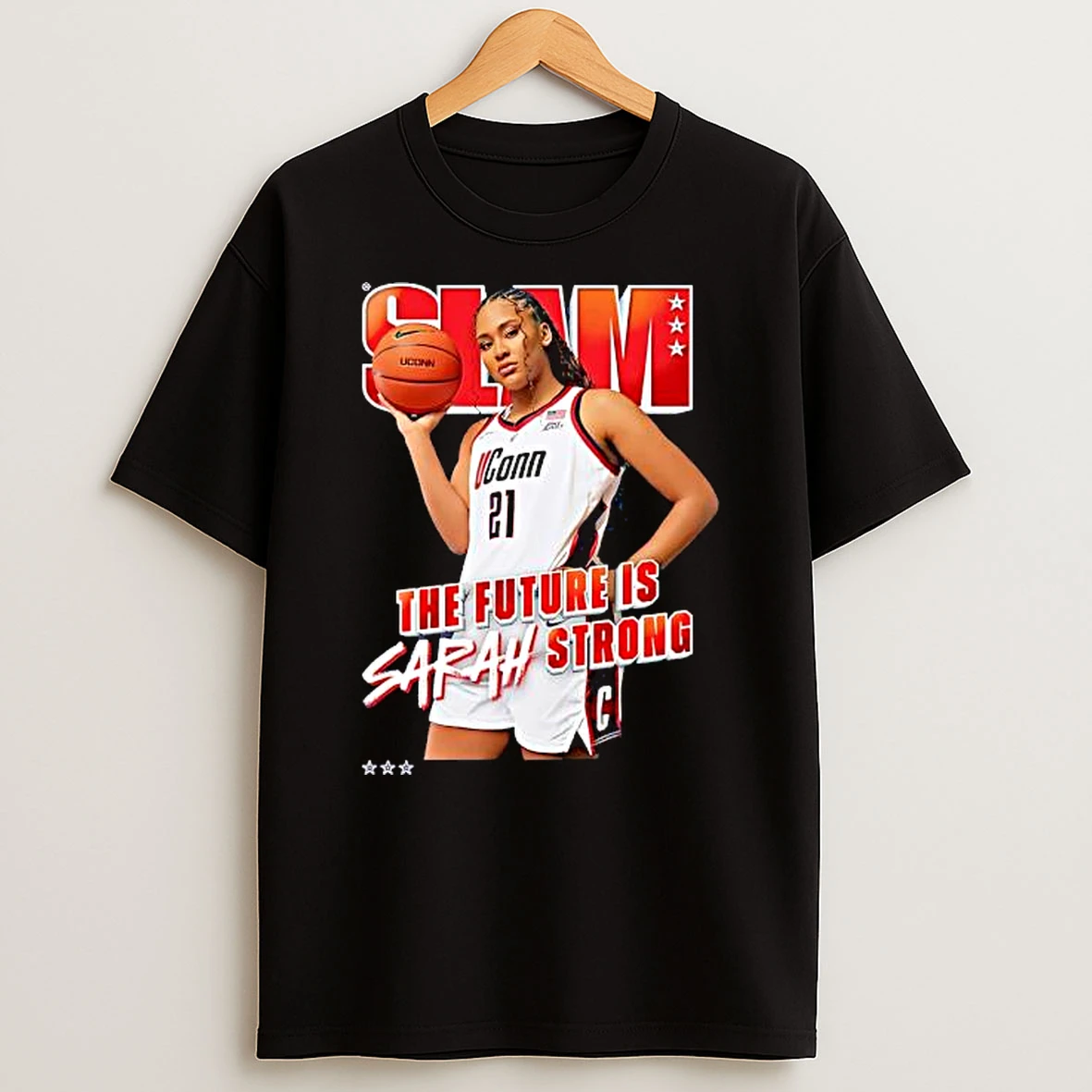 Premium Sarah Strong Uconn Huskies The Future Is Strong Slam Magazine Shirts