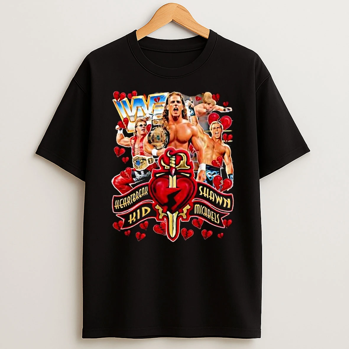 Premium Shawn Michaels Heartbreak Kid Wwf Intercontinental Champion Shirts