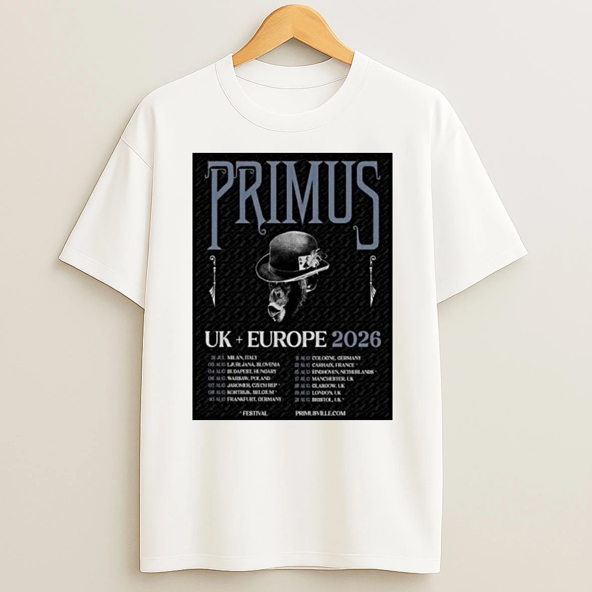 Primus Uk And Europe 2026 Shirts