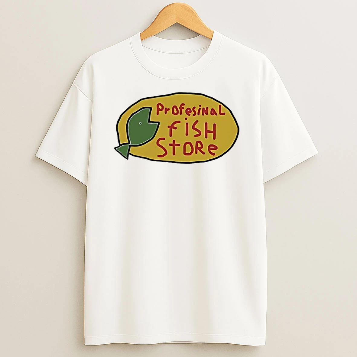 Profesinal Fish Store Logo Shirts