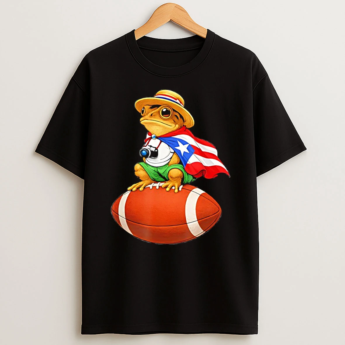 Puerto Rico Coqui Frog Boricua Football Shirts