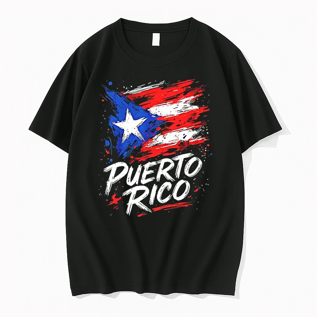 Puerto Rico Flag Woman Shirts