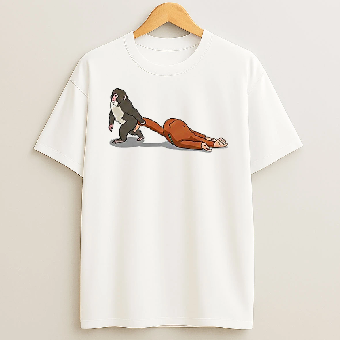 Punch The Monkey Cartoon Shirts