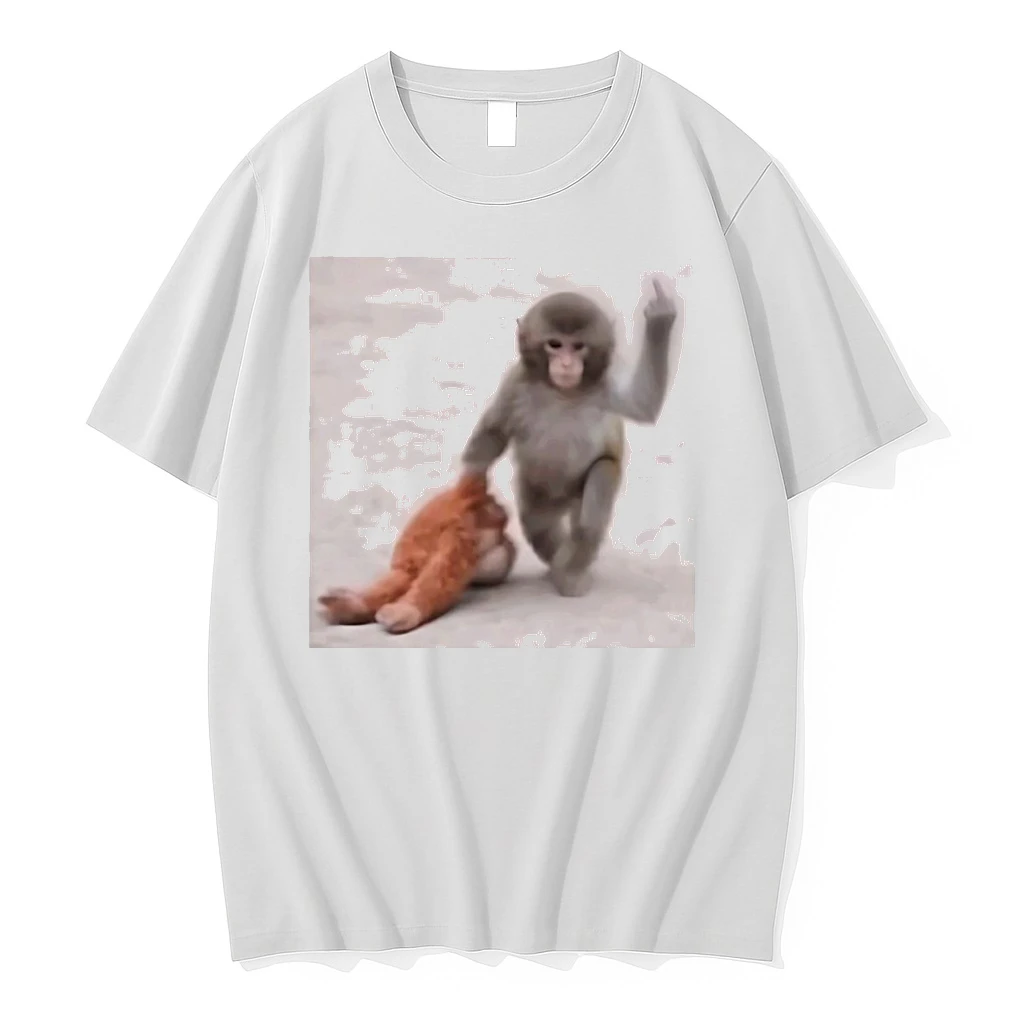 Punch The Monkey Middle Finger Shirts