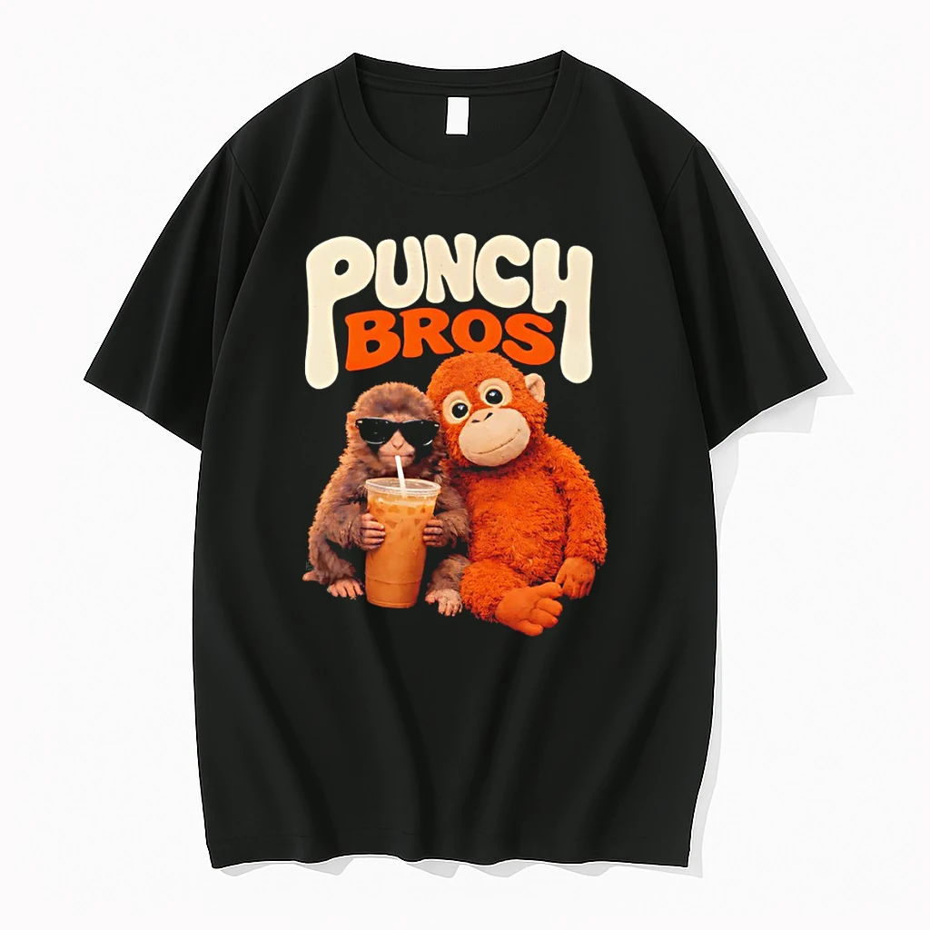 Punch Bros Baby Monkey With Plush Toy Shirts