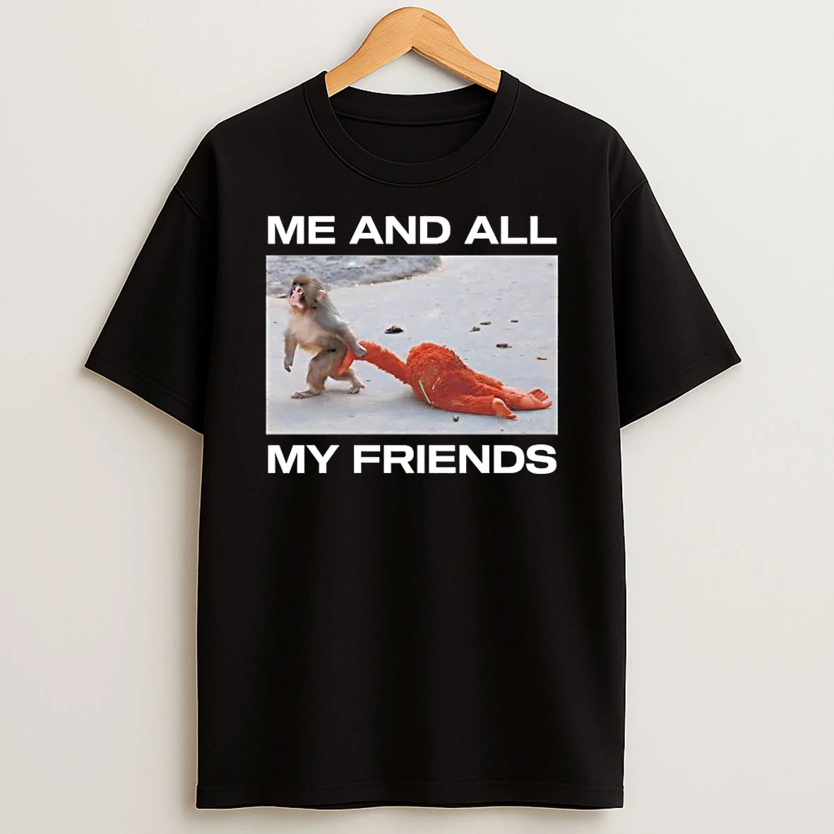 Punch Kun Monkey Me And All My Friends Shirts