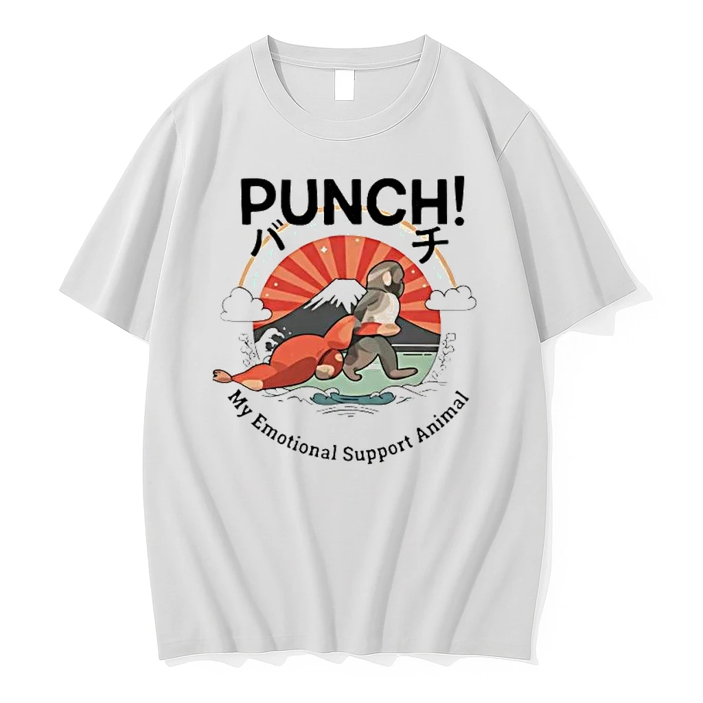 Punch Kun Monkey My Emotional Support Animal Shirts