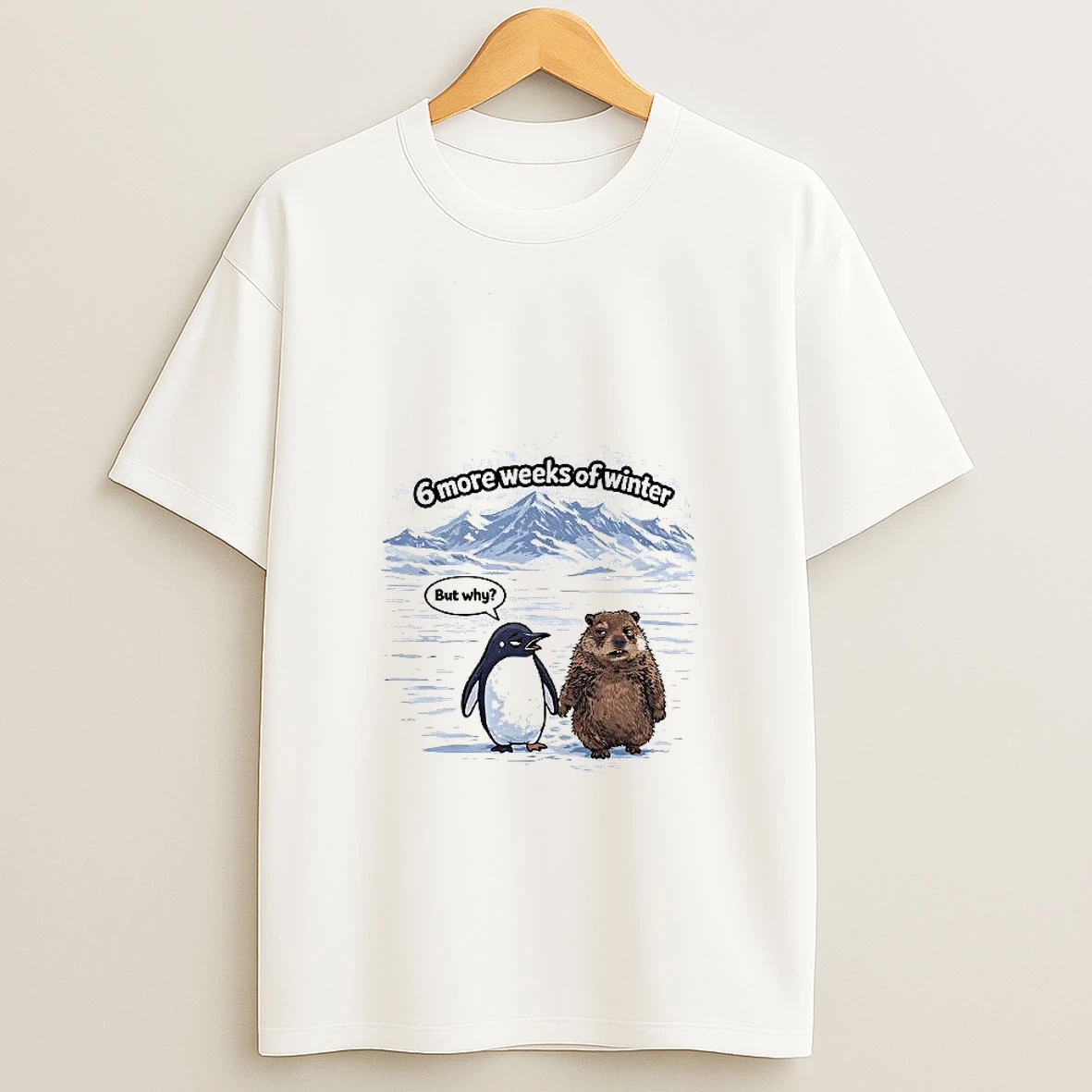 Punxsutawney Phil Groundhog Day 6 More Weeks Of Winter Woman Shirts