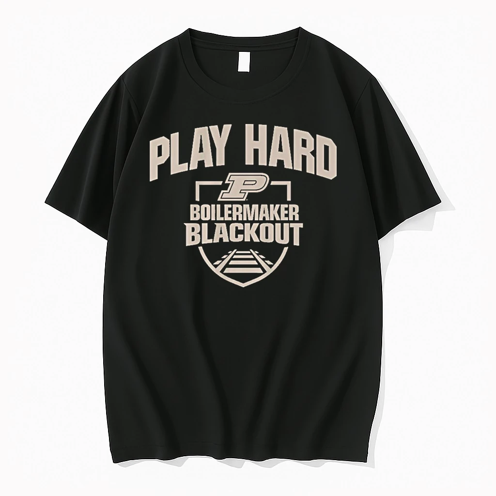 Purdue Boilermakers Basketball Blackout Play Hard 2026 Shirts