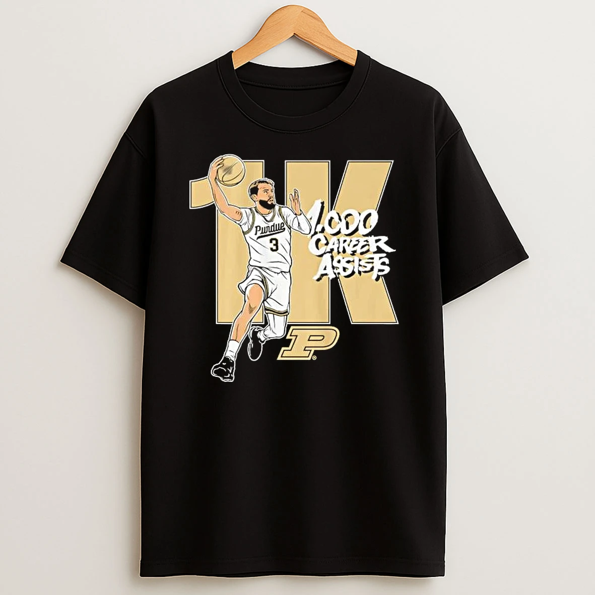 Purdue Boilermakers Basketball Braden Smith 1000 Assists Shirts