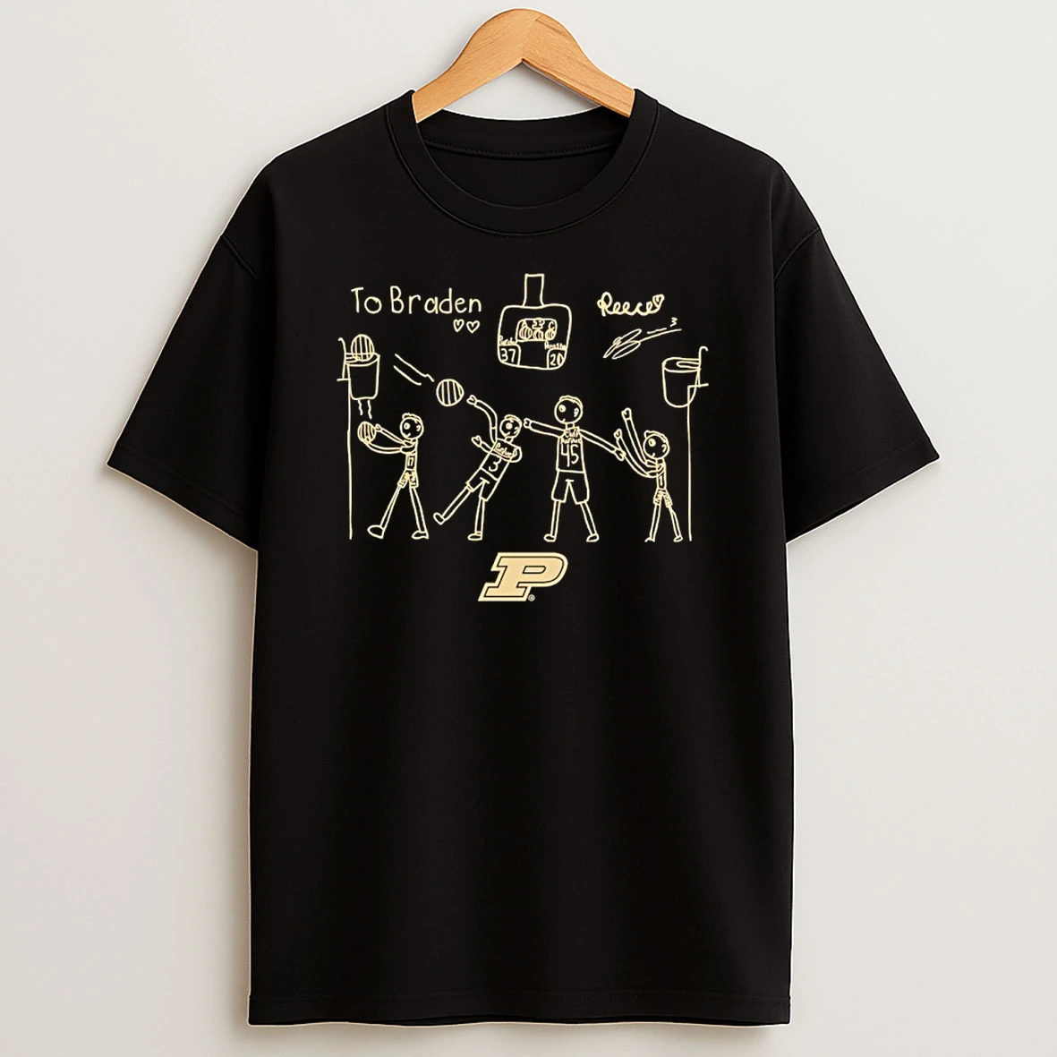 Purdue Boilermakers To Braden Reece Art Shirts