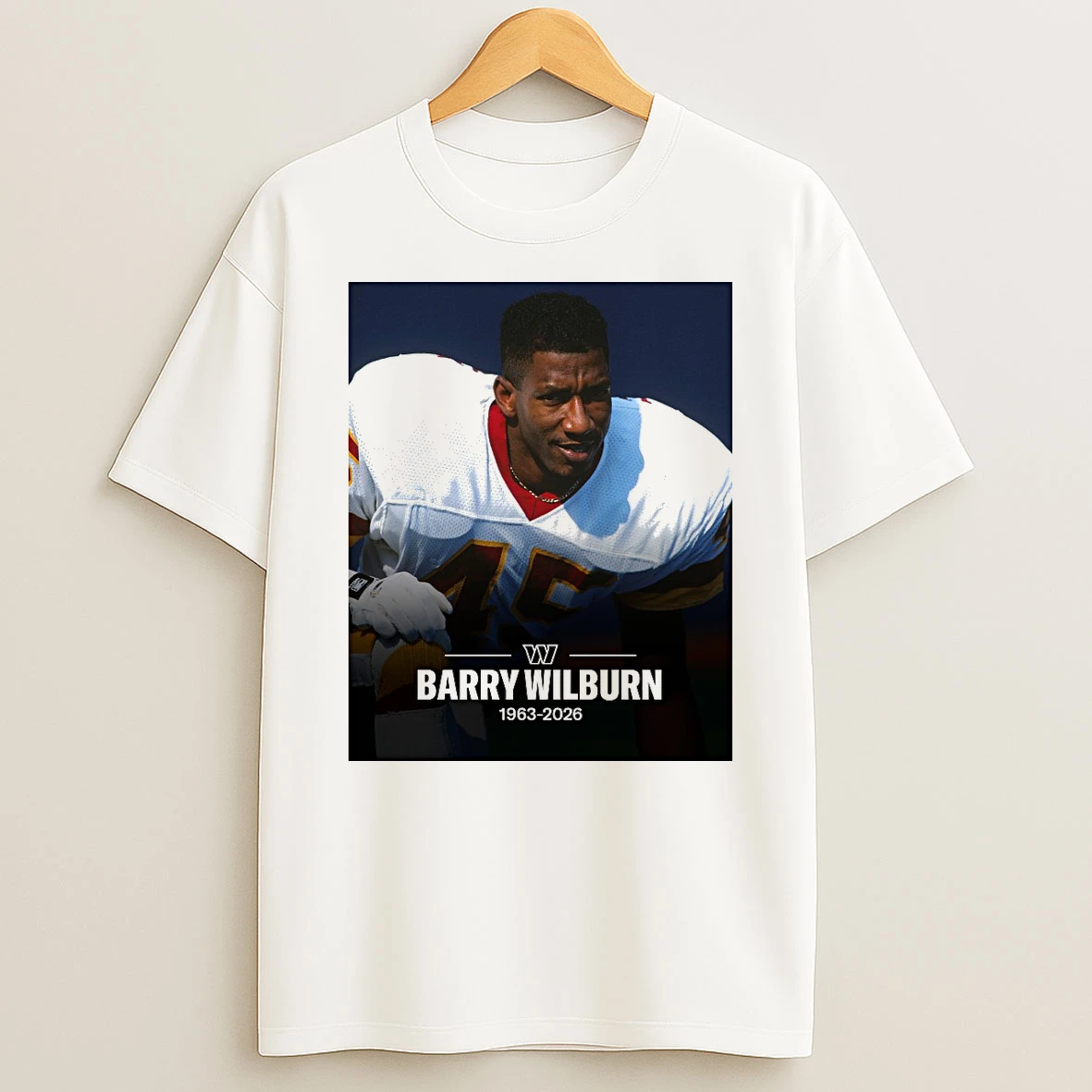 Rip Barry Wilburn Former Washington All Pro And Super Bowl Xxii Champion Shirts