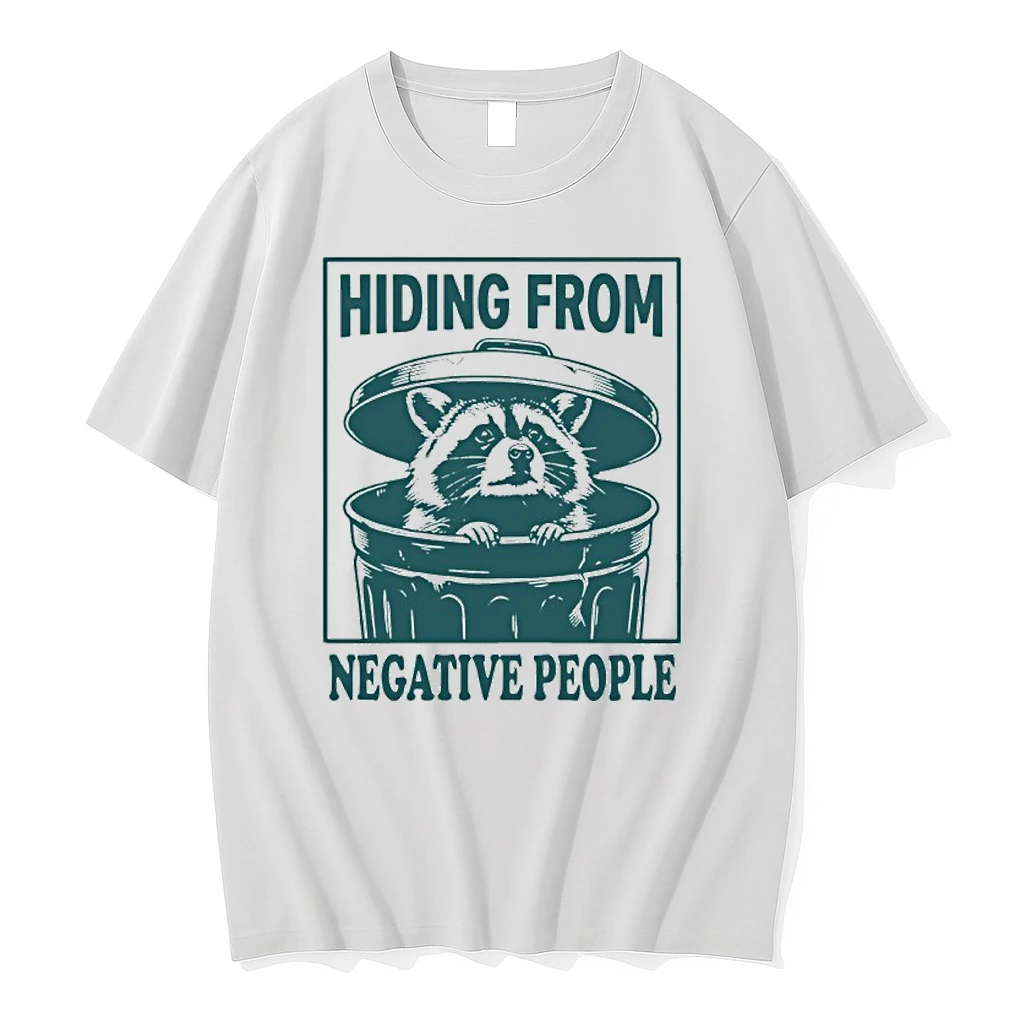 Raccoon Hiding From Negative People Shirts