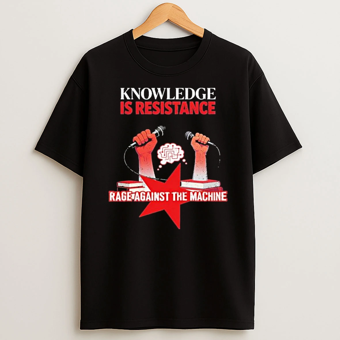 Rage Against The Machine Knowledge Is Resistance Shirts