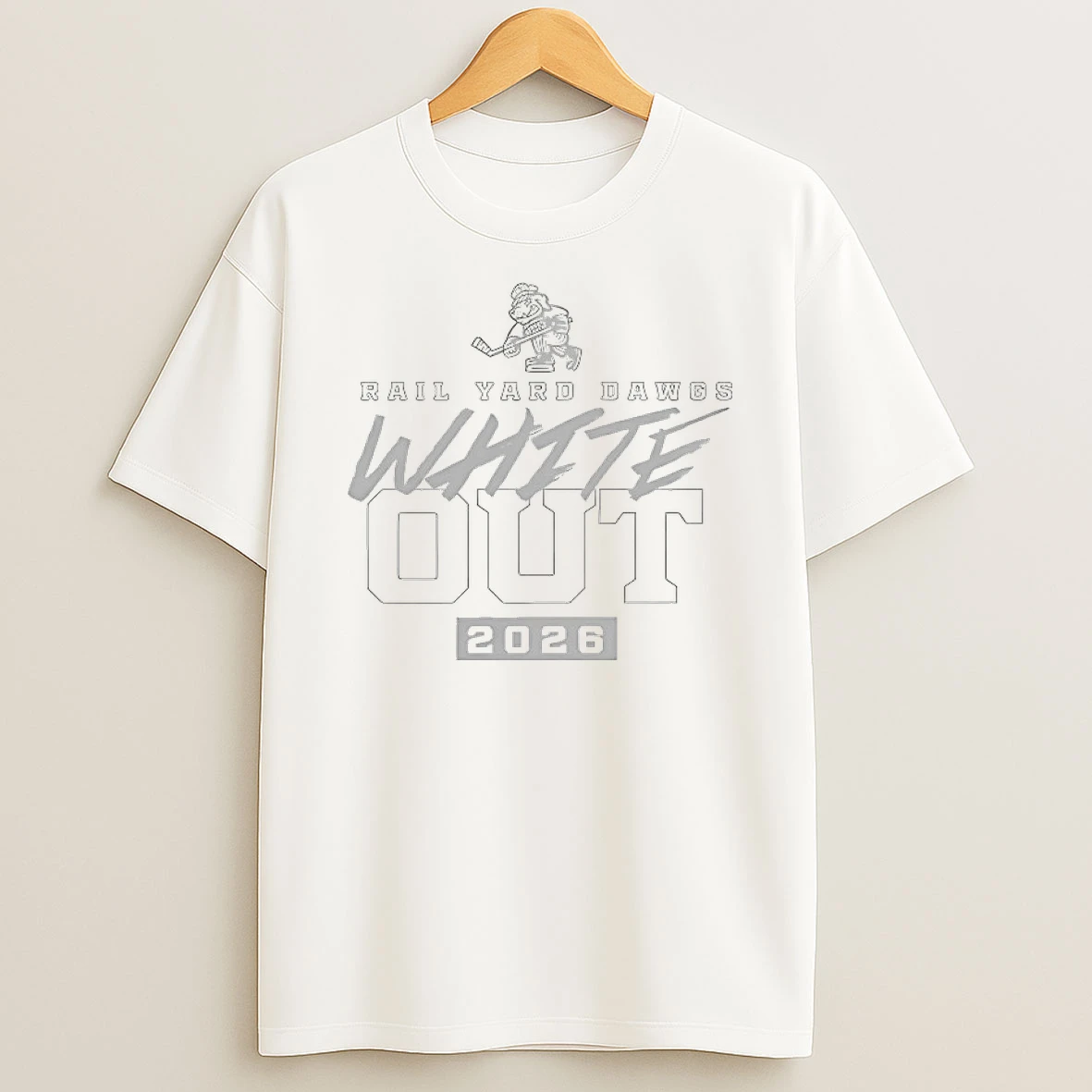 Rail Yard Dawgs White Out 2026 Shirts