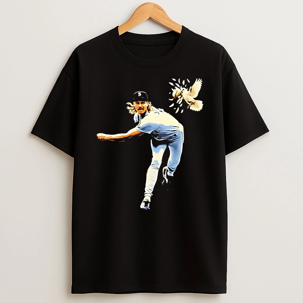 Randy Johnson Seattle Mariners The Bird Shirts