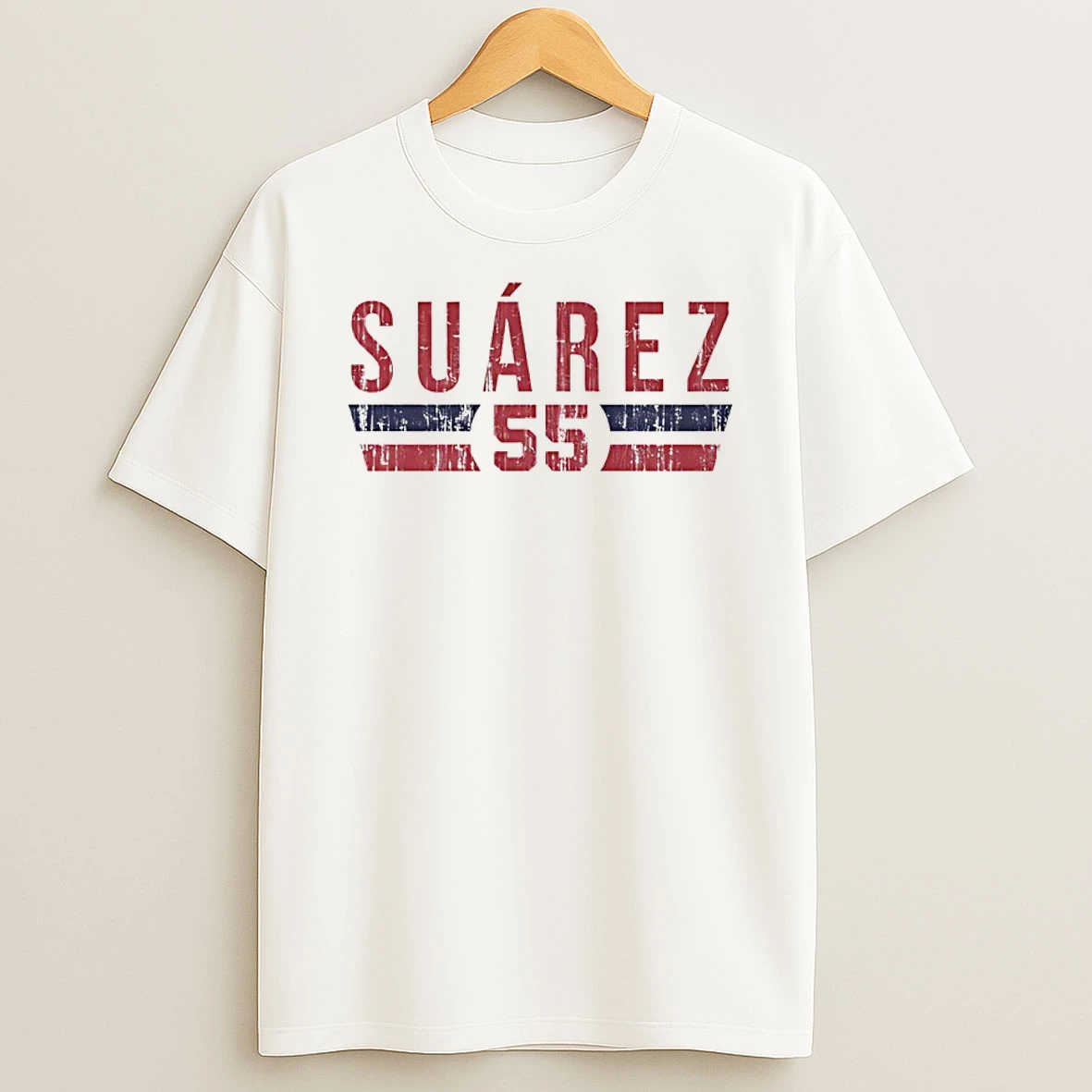 Ranger Suarez 55 Boston Red Sox Name And Number Shirts