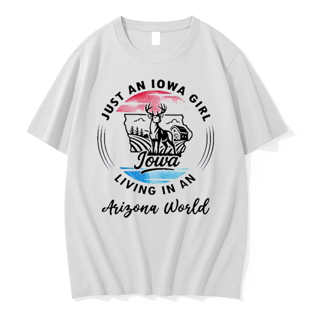 Reindeer Just An Iowa Girl Living In An Arizona World Shirts