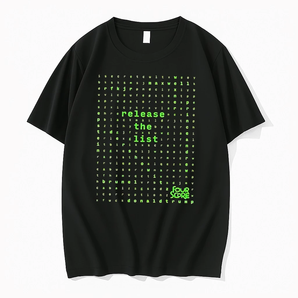 Release The List Maxwell Epstein Prince Andrew Donald Trump Shirts