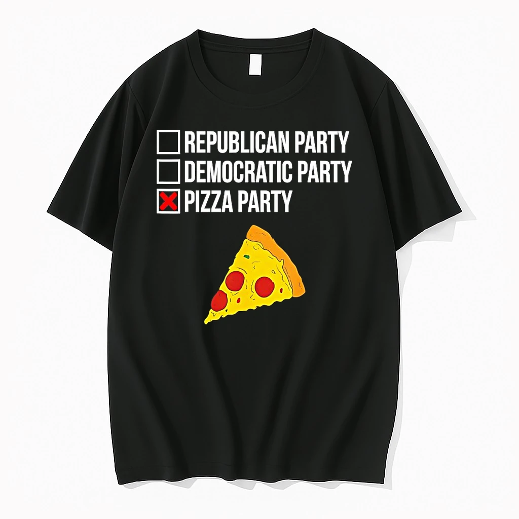 Republican Party Democratic Party Pizza Party Shirts