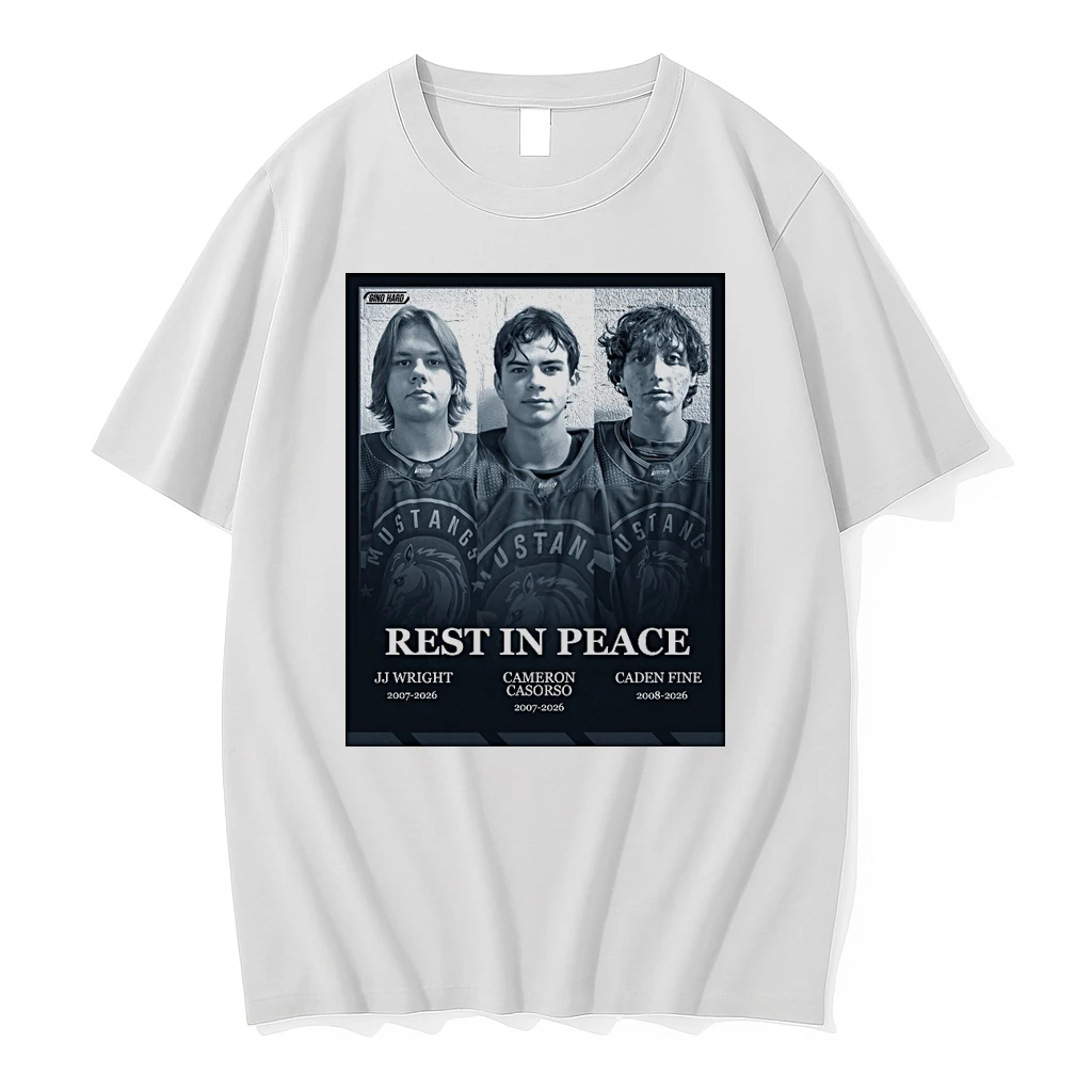 Rest In Peace Jj Wright Cameron Casorso And Caden Fine Southern Alberta Mustangs Shirts
