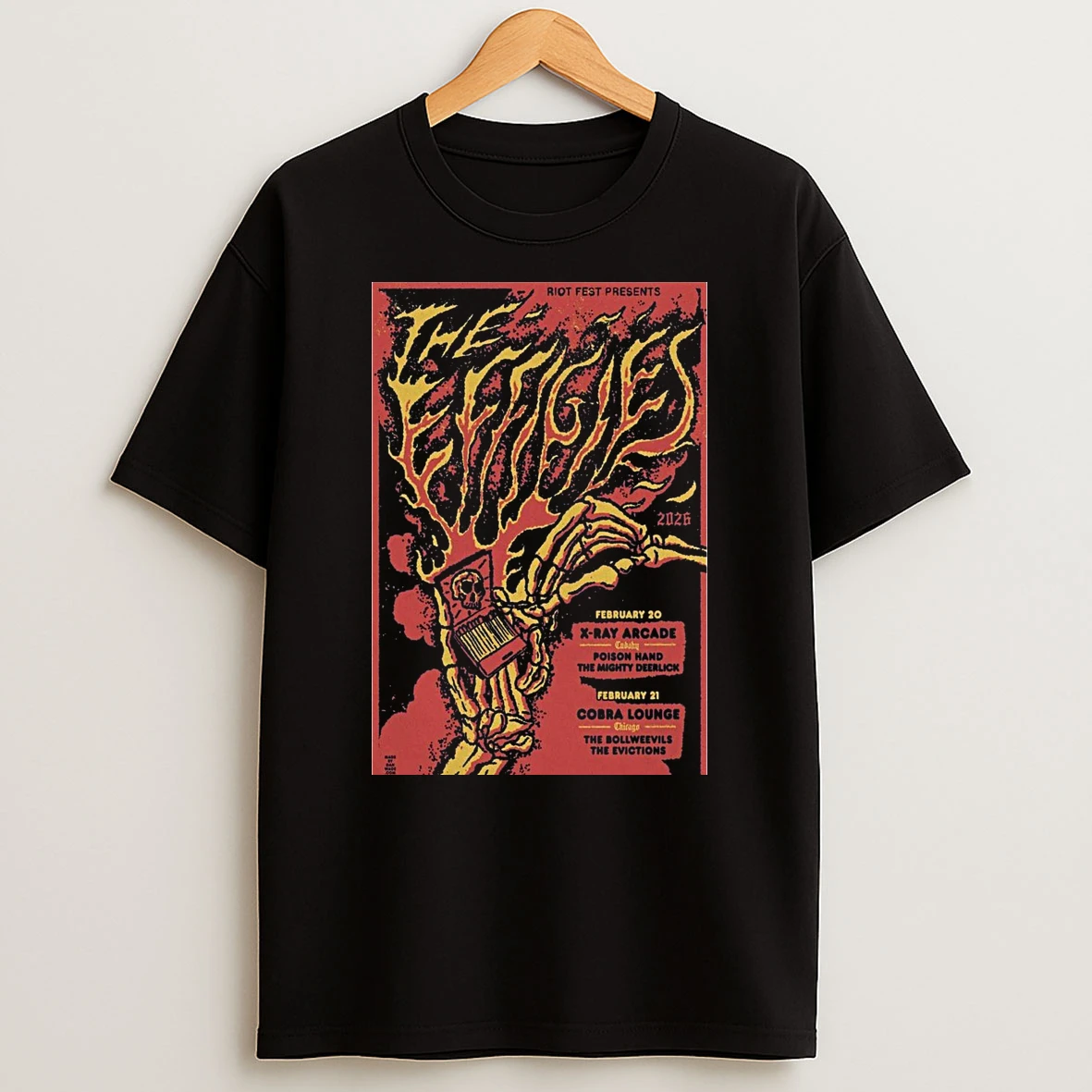 Riot Fest Presents Chicago Il February 20 21 2026 Shirts