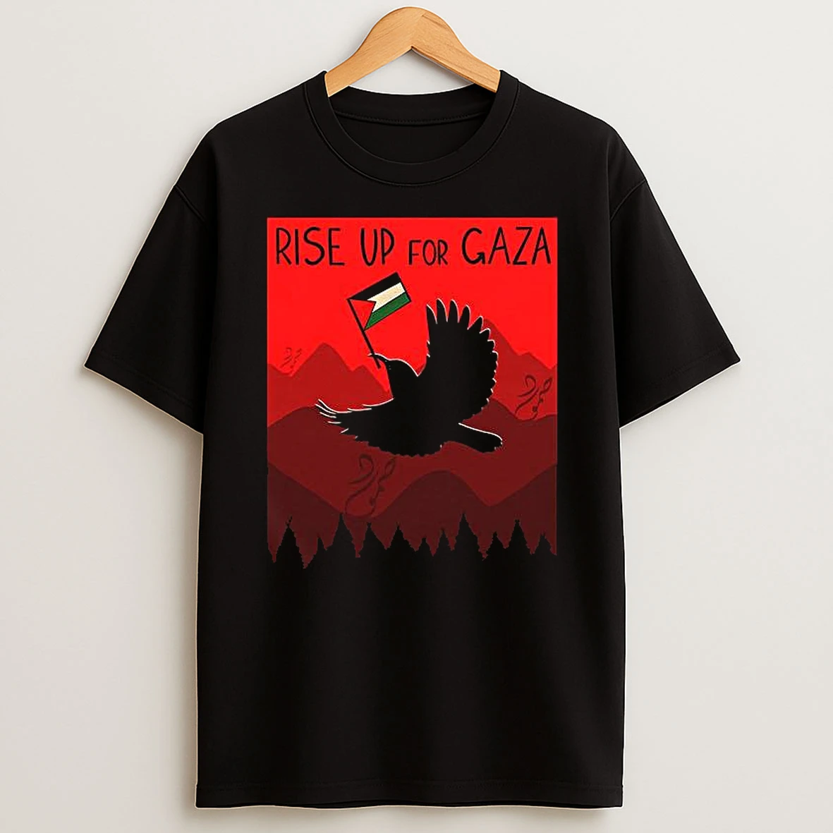 Rise Up For Gaza Woman Shirts