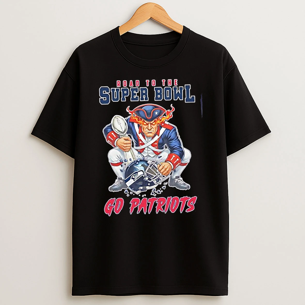 Road To The Super Bowl Go Patriots Shirts