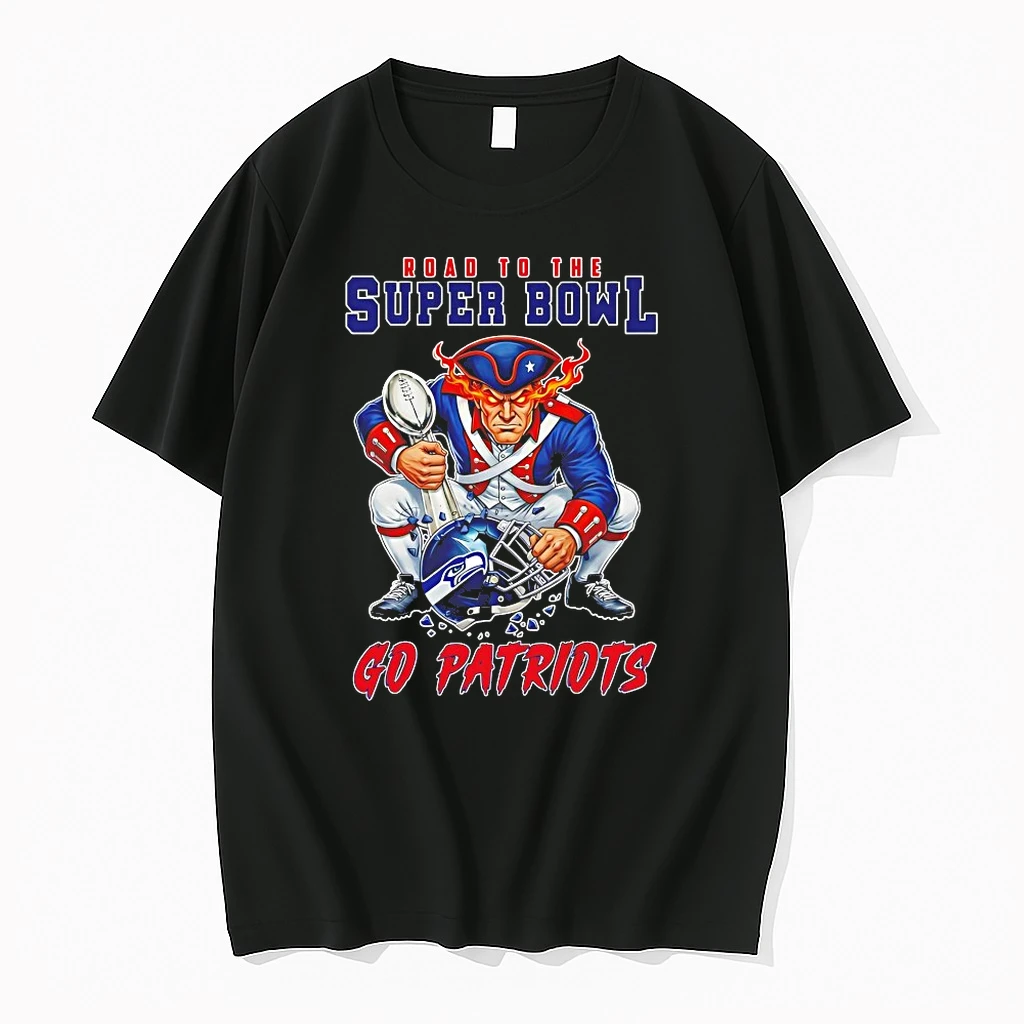 Road To The Super Bowl Go New England Patriots Mascot Shirts