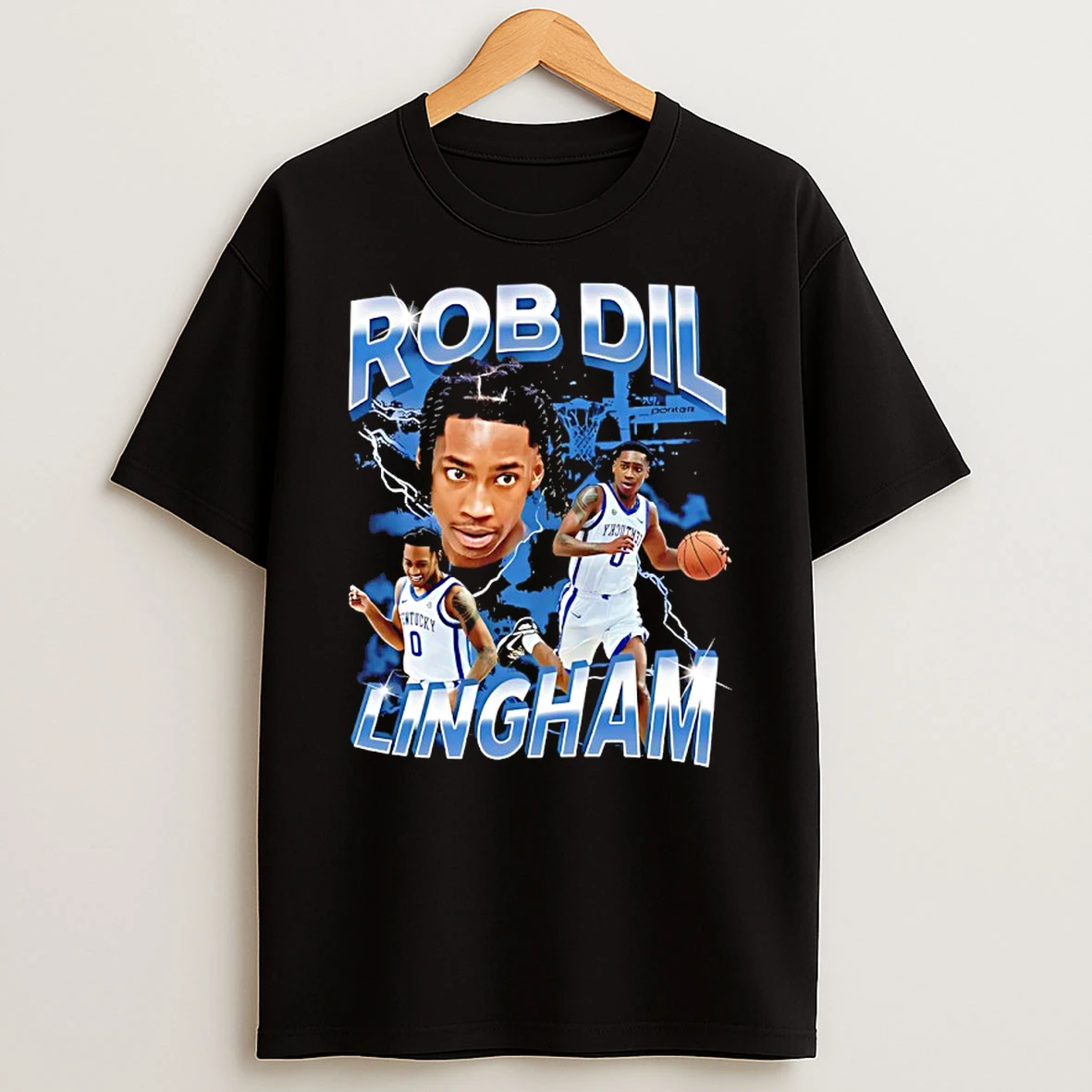 Rob Dillingham Kentucky Wildcats Basketball Player 90s Bootleg Shirts