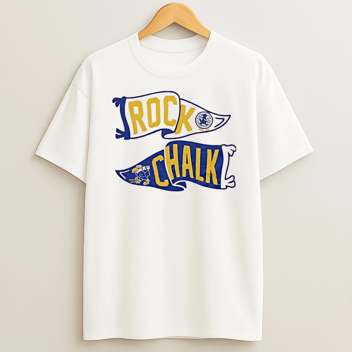 Rock Chalk Ku Pennant Shirts