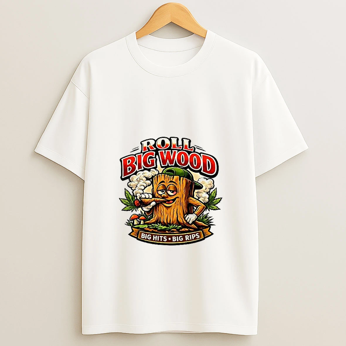 Roll Big Wood Big Hits Big Rips Woman Shirts