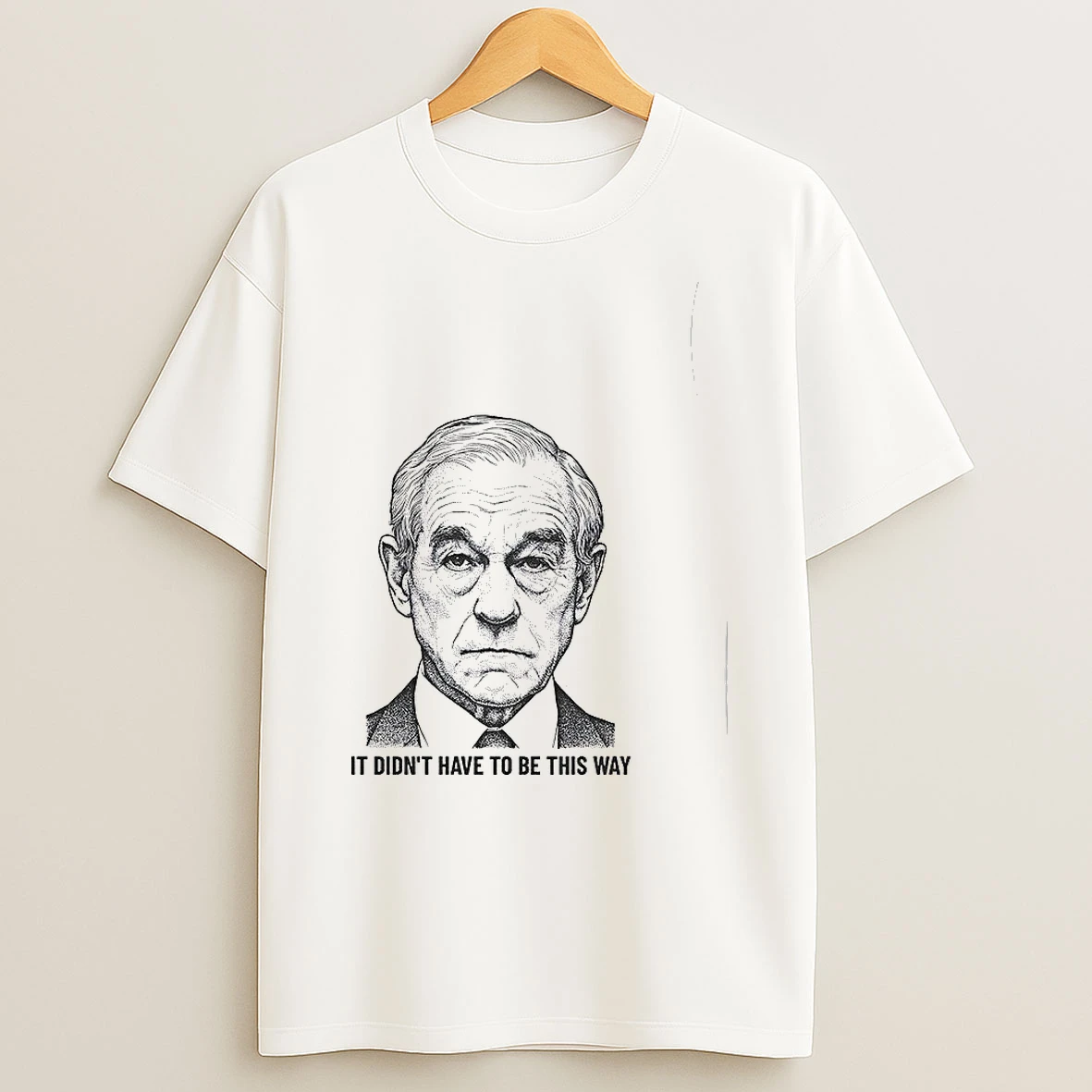 Ron Paul It Didnt Have To Be This Way Retro Woman Shirts
