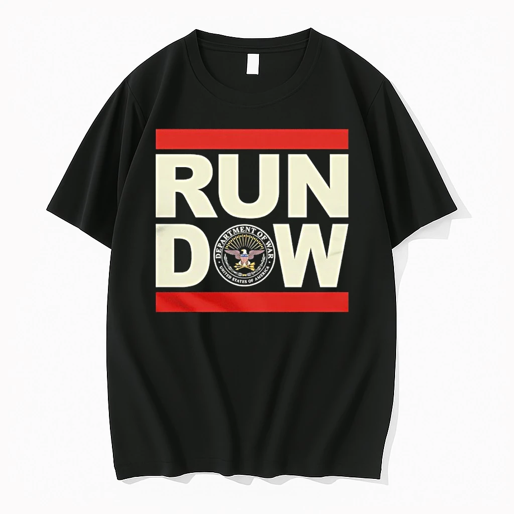 Run Dow Department Of War Trump Shirts