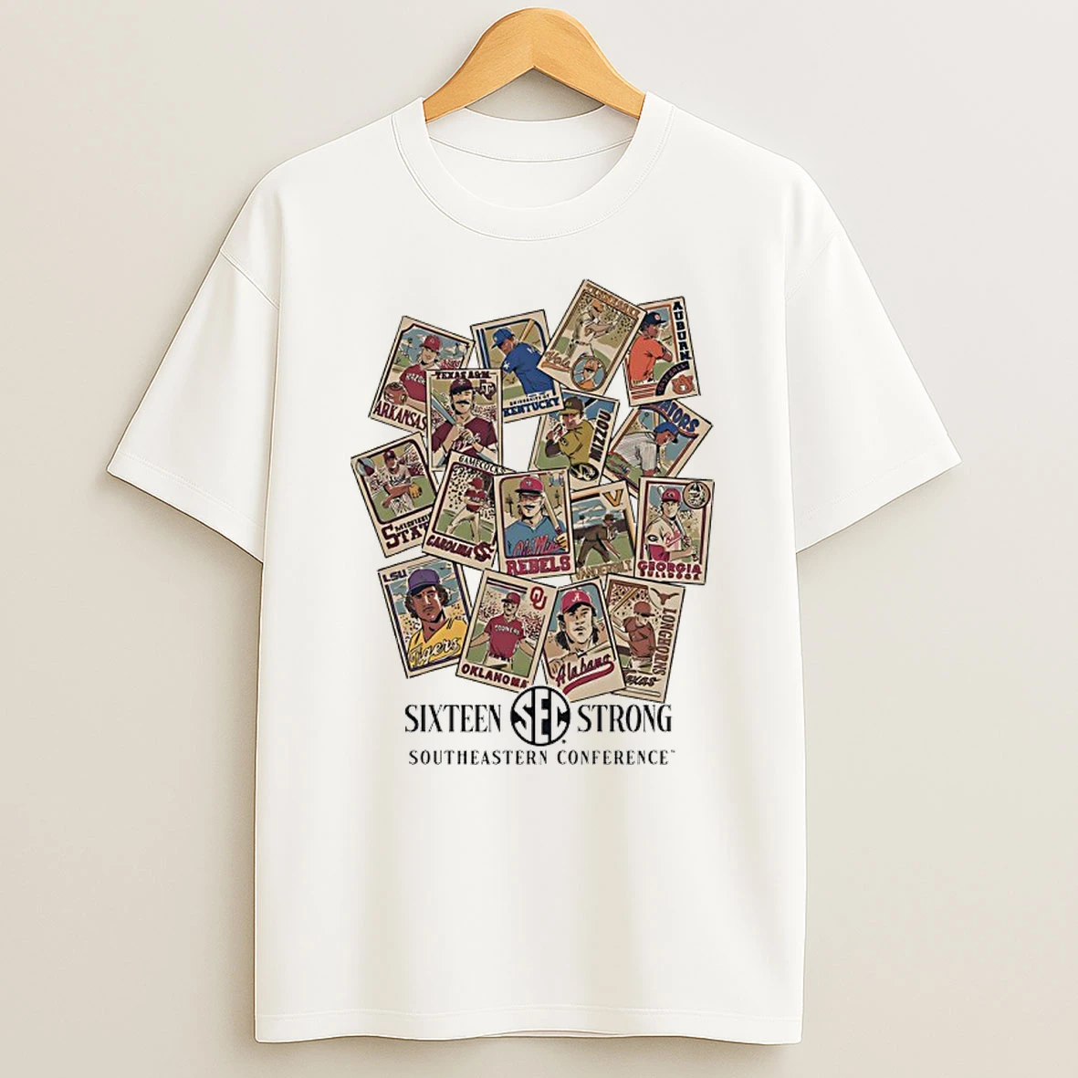 Sec Baseball Card Shirts